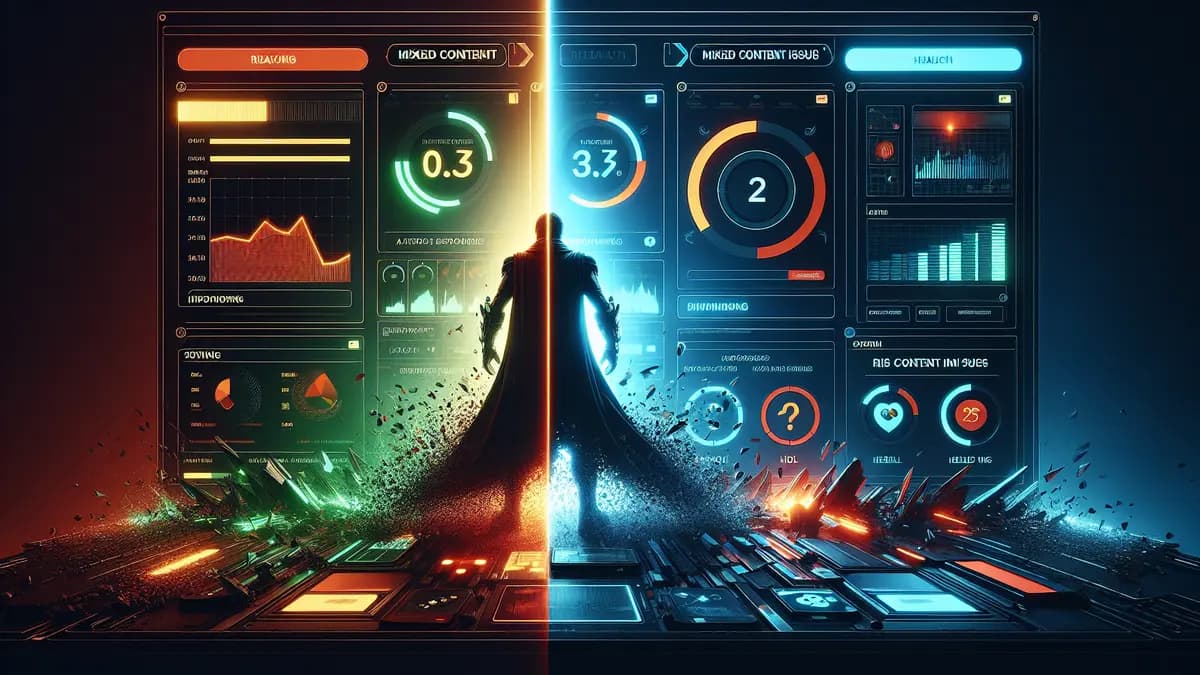 How to fix Mixed Content Issues — SlapMyWeb cinematic hero