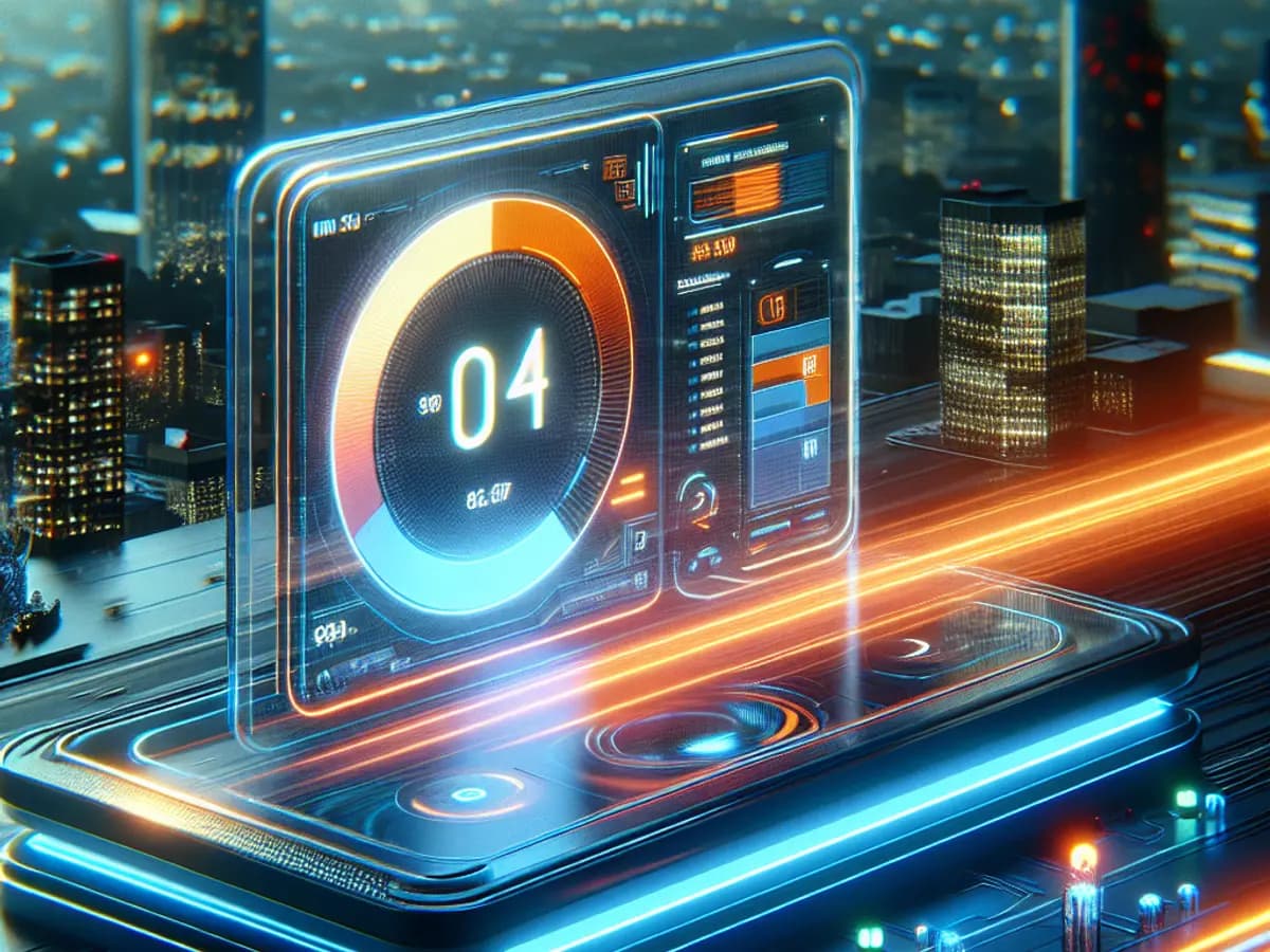Live website speed test dashboard concept for Birmingham