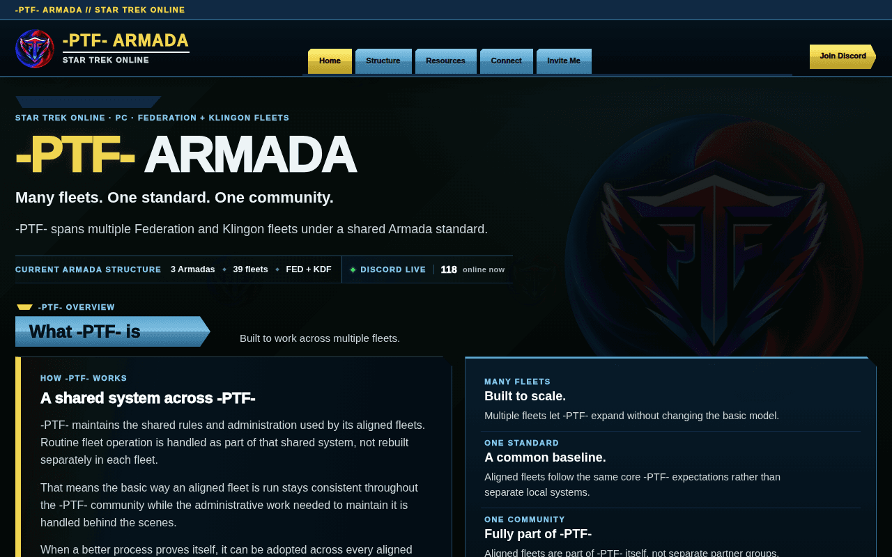 Public scan screenshot of ptfarmada.com