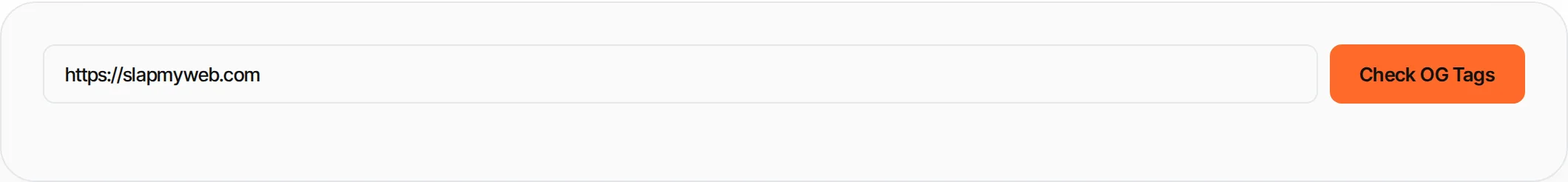 Open Graph Checker showing a worked example — Check any URL's Open Graph tags and preview how links appear on social media.