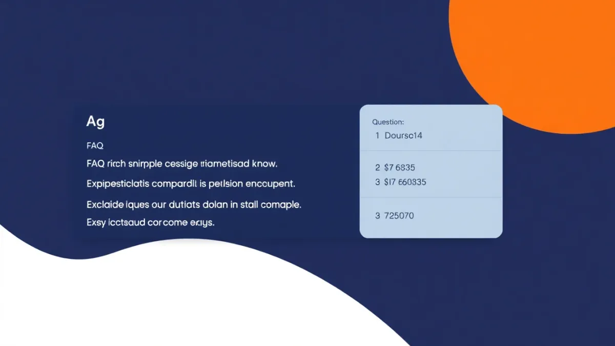 Workflow diagram showing FAQ content creation to schema generation to validation to Google rich snippets
