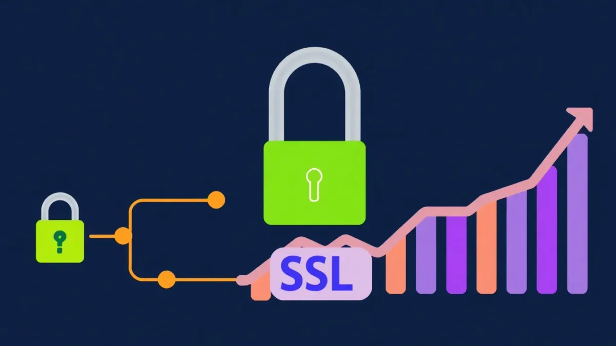 Browser address bar showing HTTPS secure padlock versus HTTP not secure warning